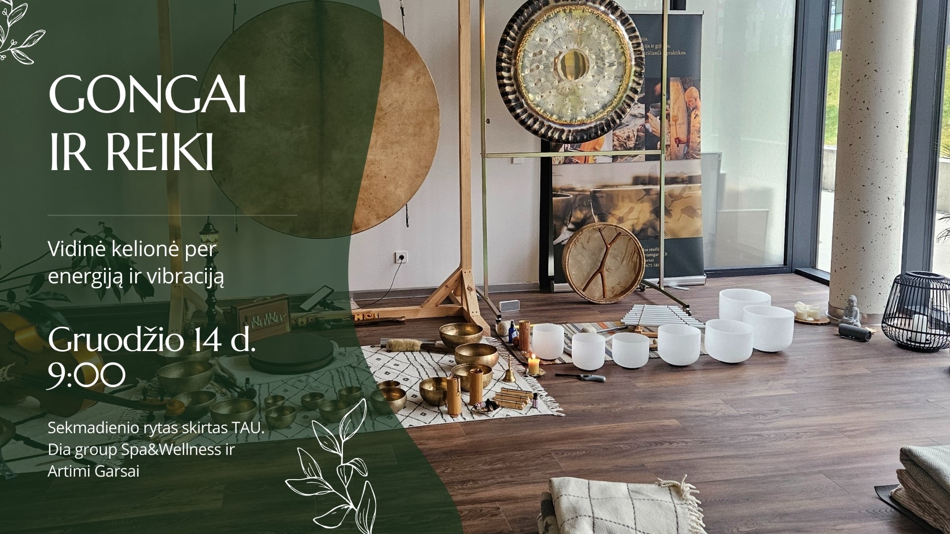GONGAI IR REIKI: vidinė kelionė per energiją ir vibraciją