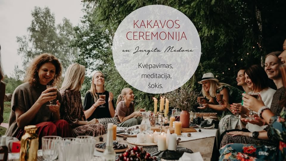 Ekstatiniai šokiai/Kakavos ceremonija „Goddess Circle“