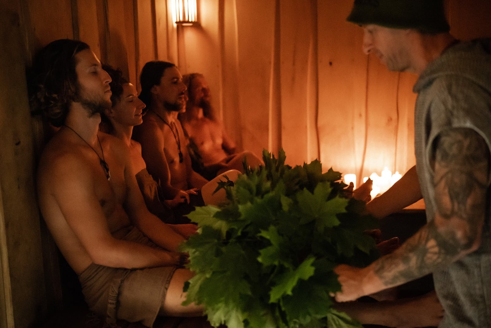 Ritualinė sauna su gongais
