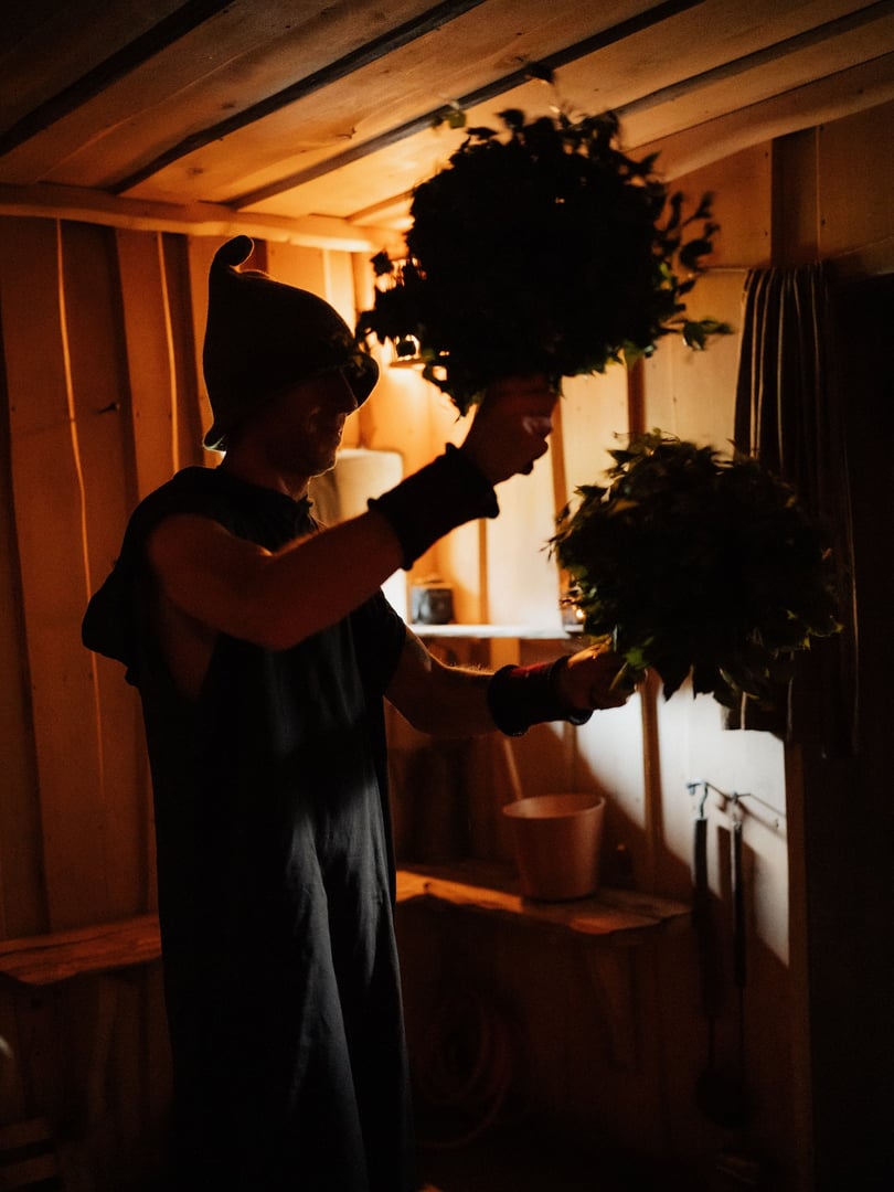 Ritualinė sauna su gongais