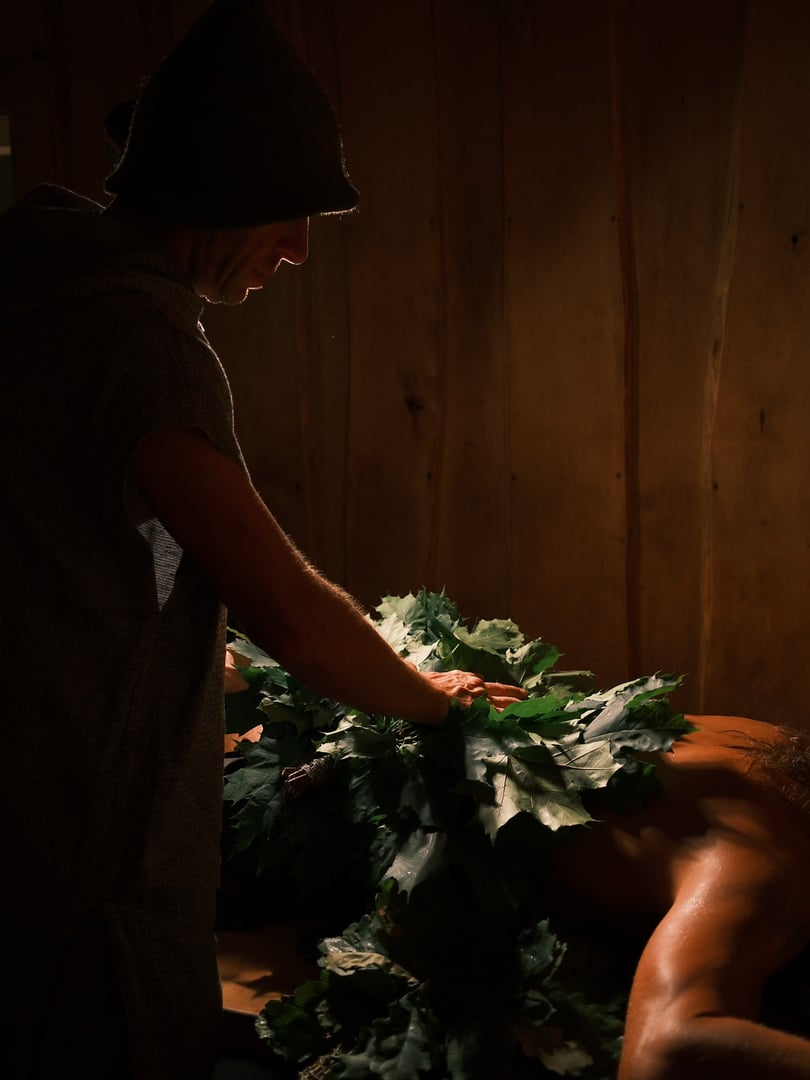 Ritualinė sauna su gongais