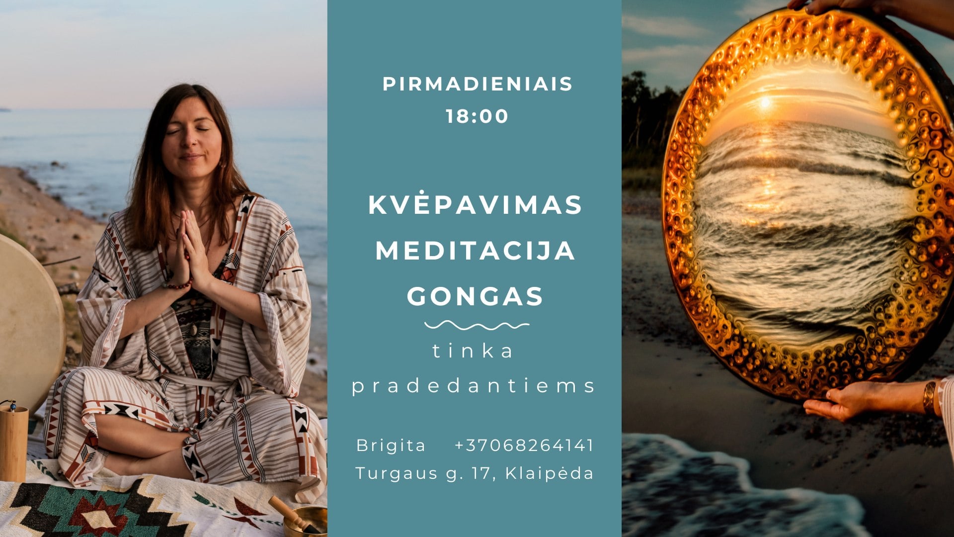 KVĖPAVIMAS ~ MEDITACIJA ~ GONGAS