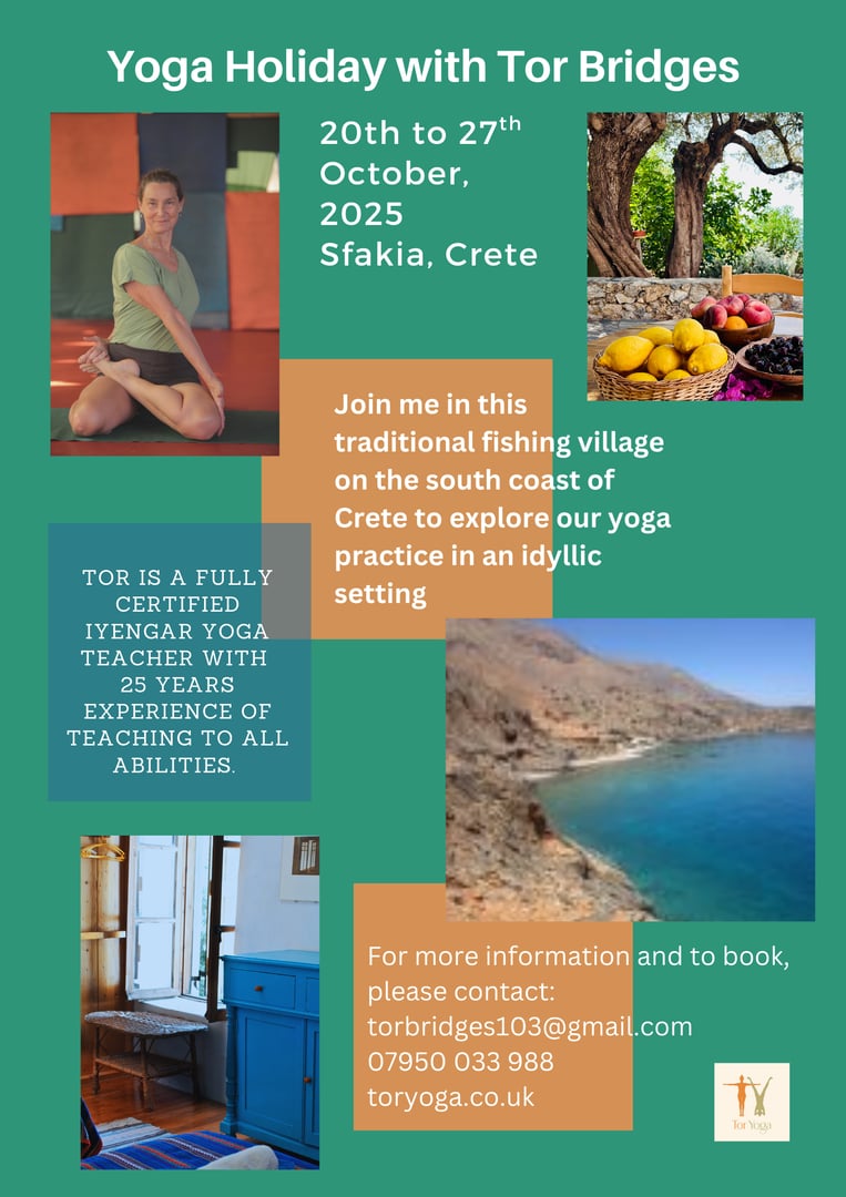 Iyengar jogos atostogos Kretoje, Graikijoje