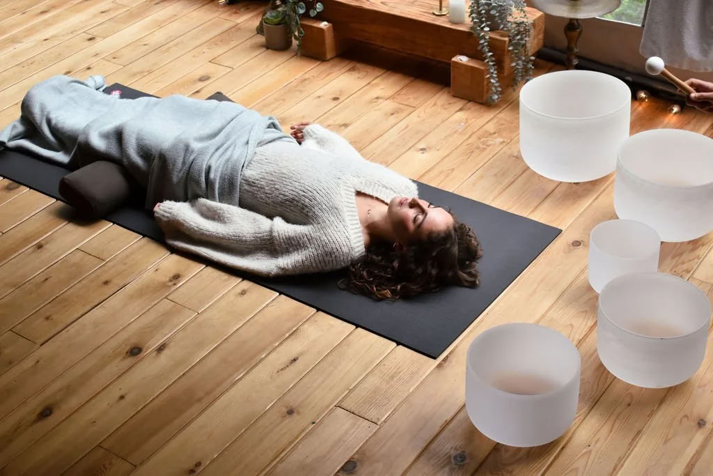 Rudens lygiadienis Yin + krištolinių dubenų garso terapija | Nectar Yoga