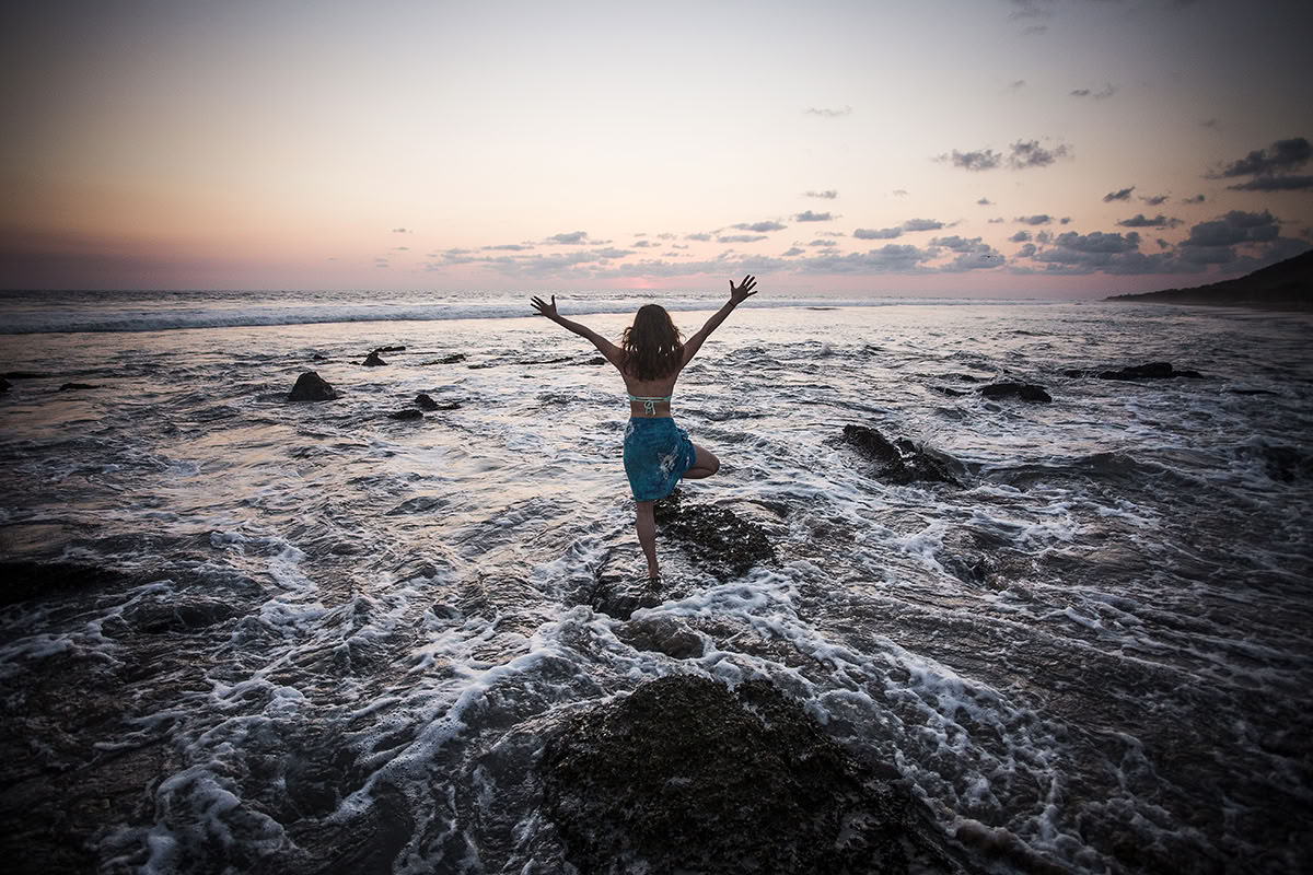 Salt Flow: Joga retritas paplūdimyje Playa Troncones, Meksikoje