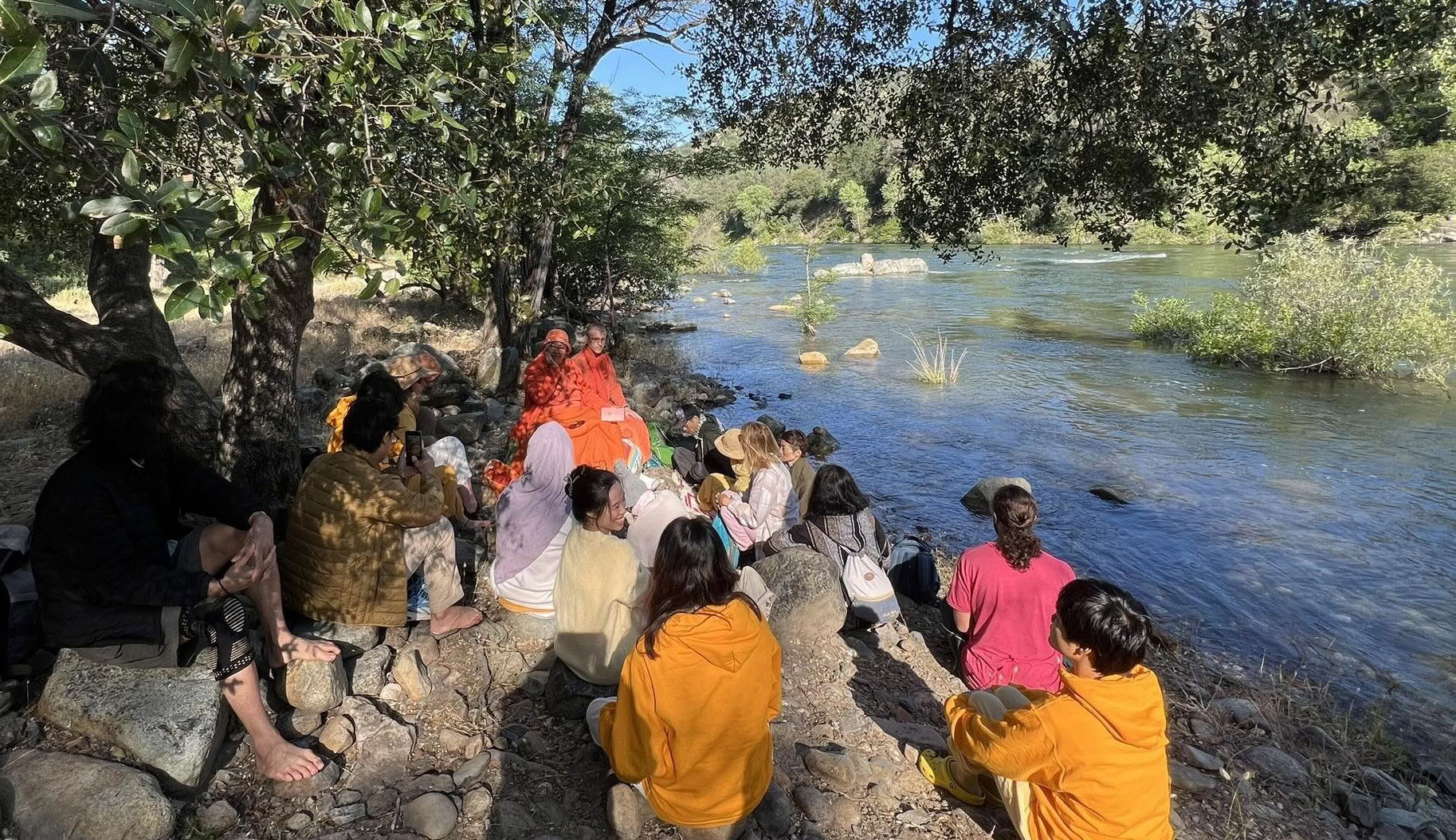 Prana, pranajama ir Yuba River