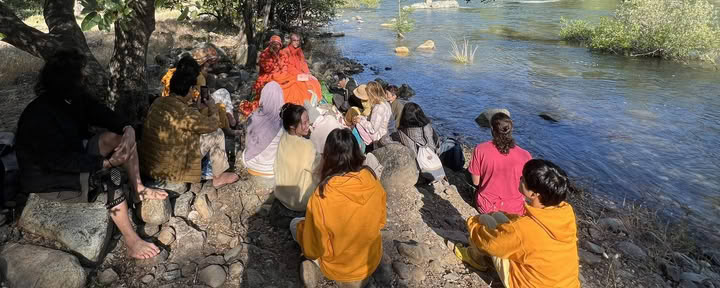 Prana, pranajama ir Yuba River