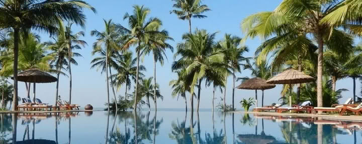 Joga ir ajurveda retritas, Kerala, Indija