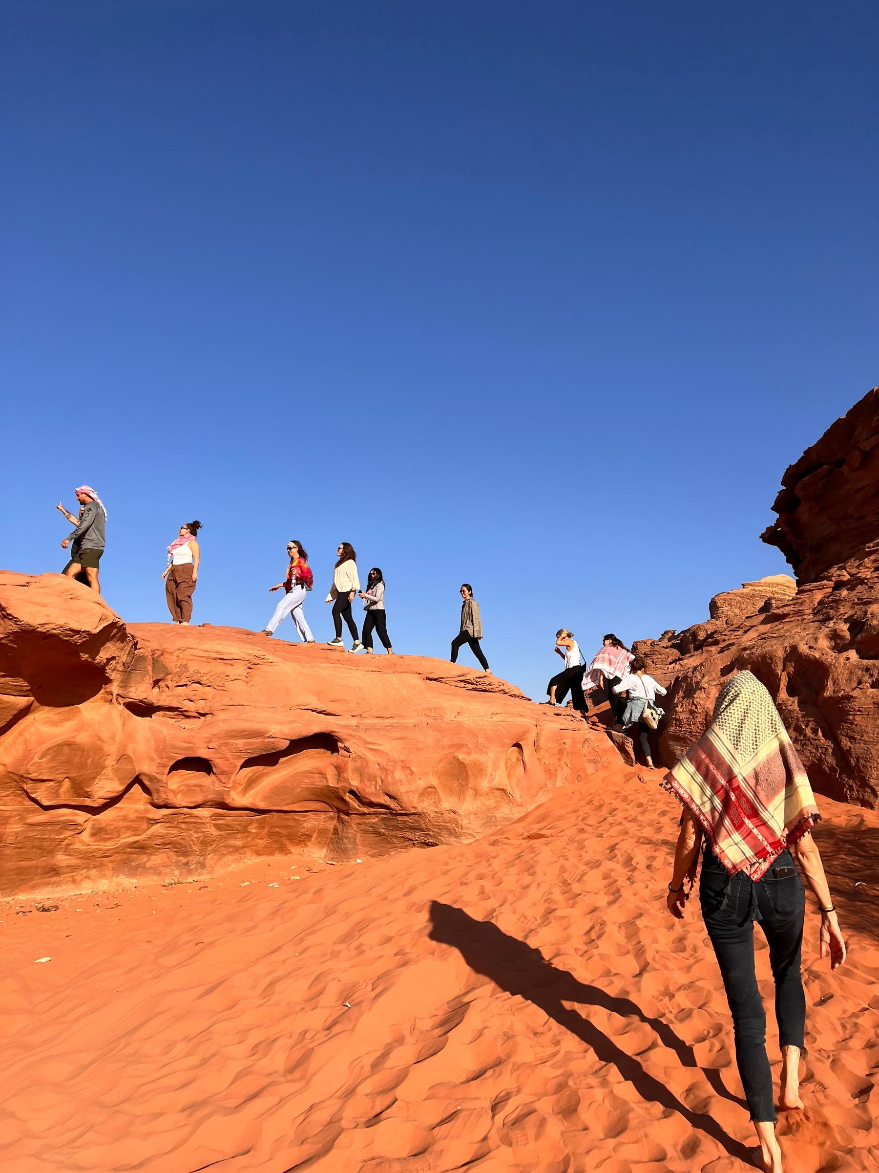 Kupranugarių žygis Vadi Rume, Jordanijoje: kelionė per laiką