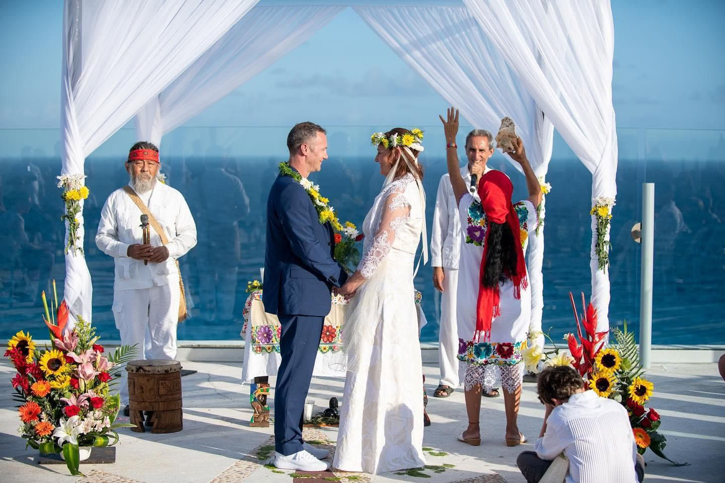 Tradicinė majų santuokos sąjungos ceremonija