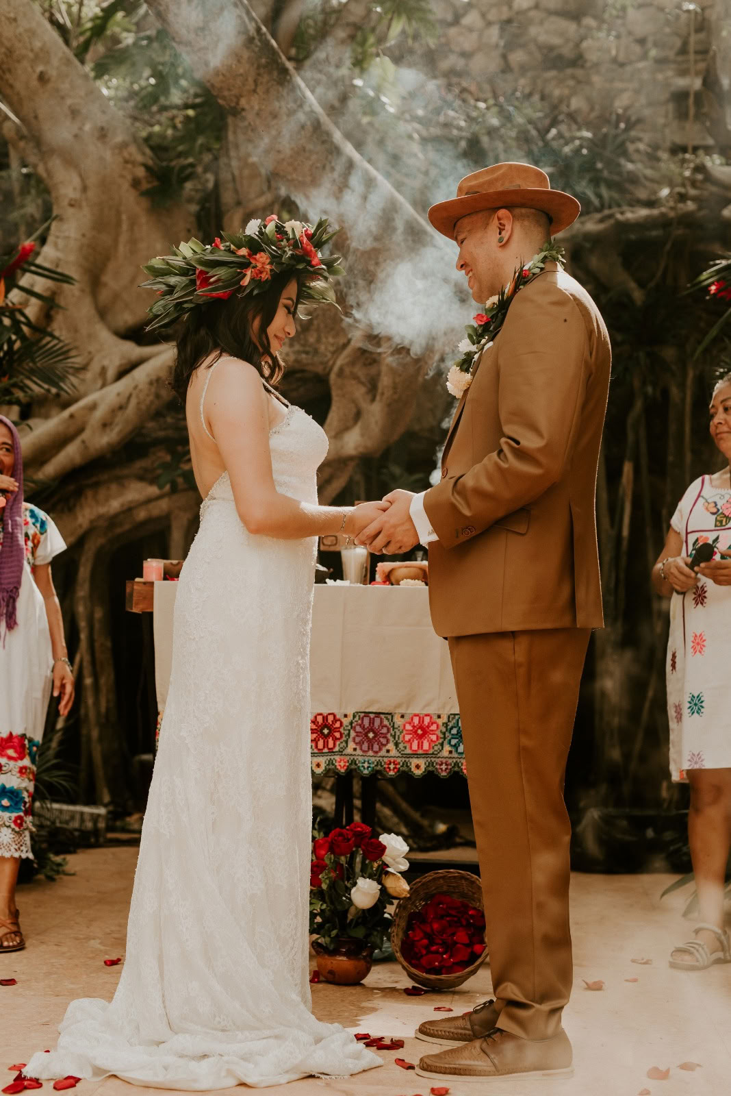 Tradicinė majų santuokos sąjungos ceremonija