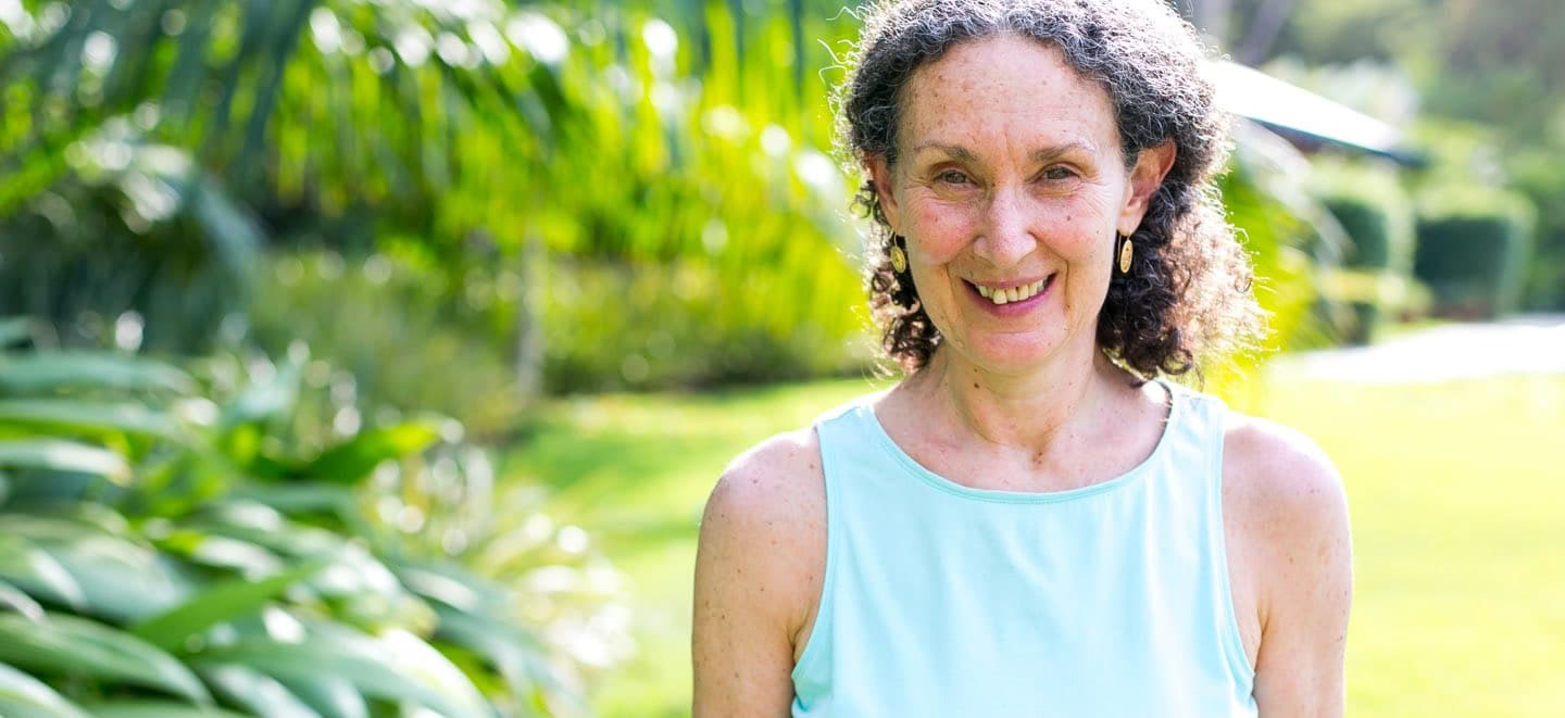 Iyengar jogos retritas su Genny Kapuler