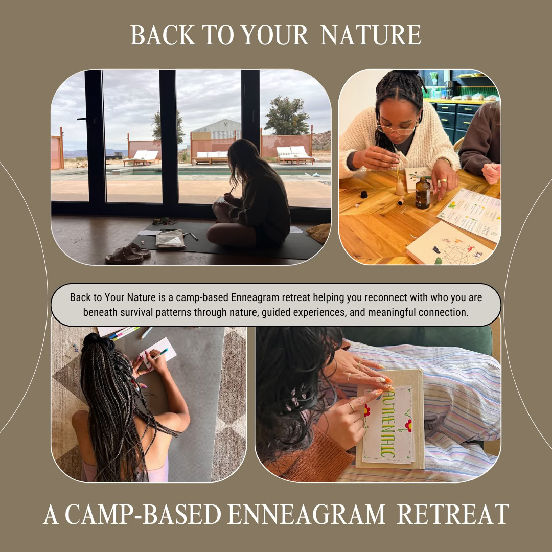 „Atgal į savo prigimtį: stovyklos pagrindu vykstantis Enneagramos TLC retritas — Camp Ocean Pines“