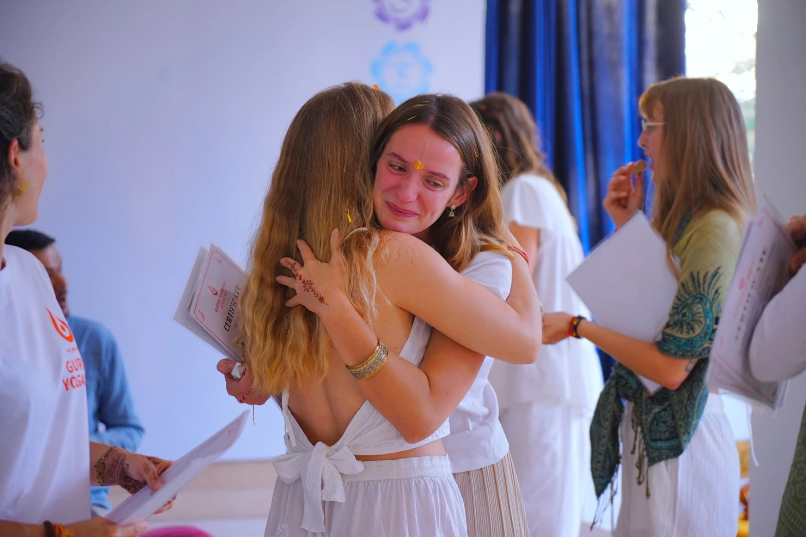 Prenatalinės ir postnatalinės jogos mokytojų mokymai Rišikeše, Indijoje