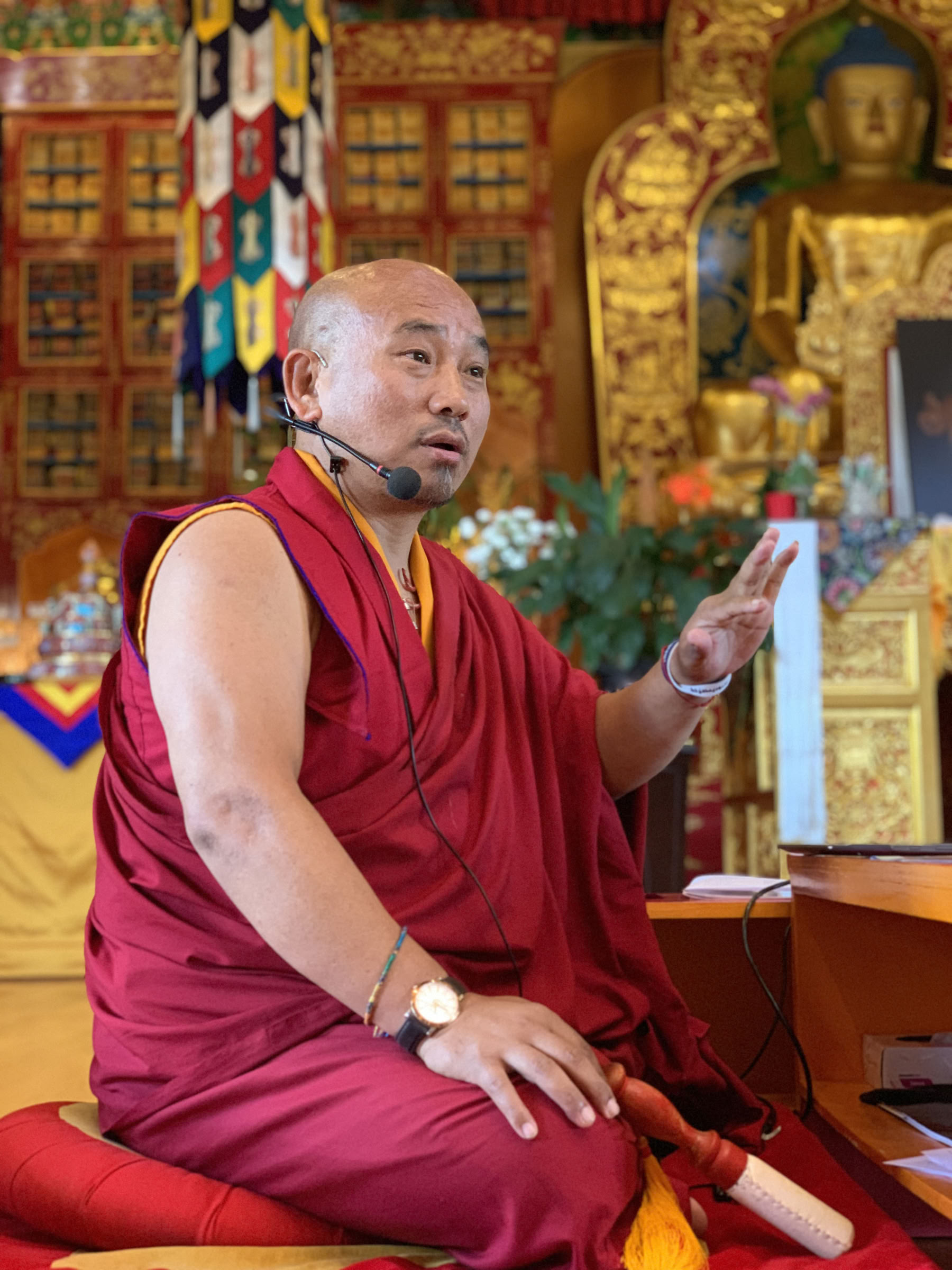 „Shamatha–dėmesingo buvimo praktika Mahamudros tradicijoje su Khenpo Karma Tenkyong“