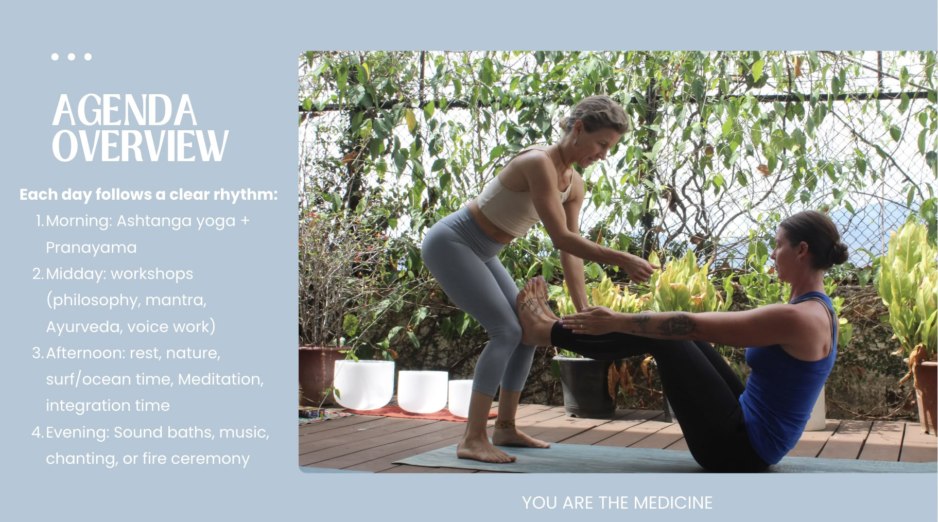 Ashtanga jogos įsitraukimo retritas