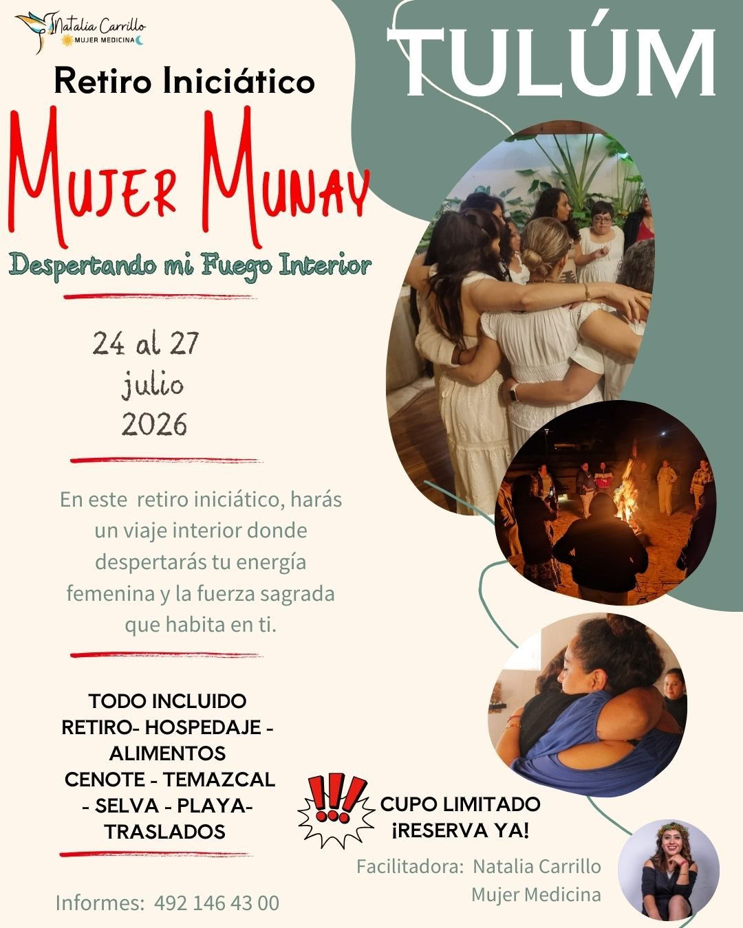 Mujer Munay - Mano vidinės ugnies pažadinimas