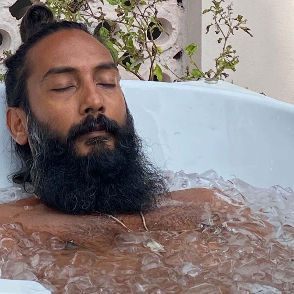 Šalto vandens panardinimas ir kvėpavimo meditacija