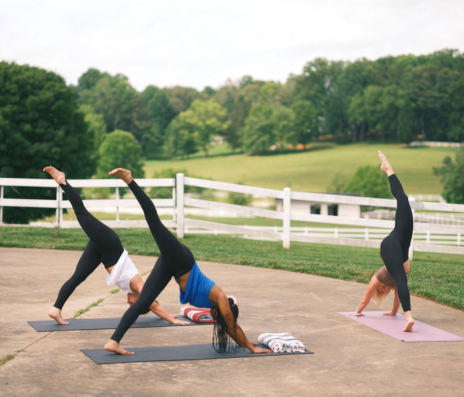 Šeštadienio saulėtekio jogos srautas su Kelly Flowers — The Horse Shoe Farm boutique kurortas netoli Asheville, NC | Valgymas ir SPA