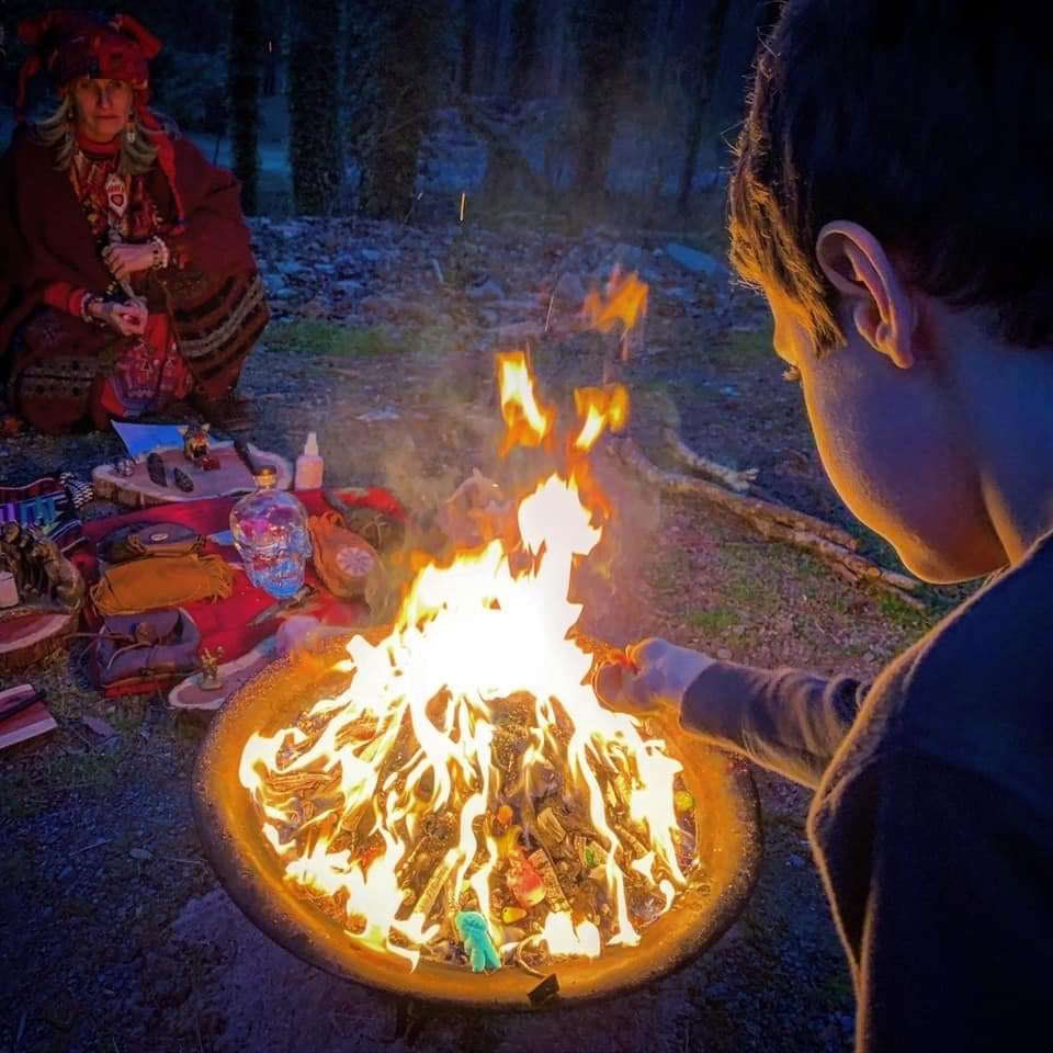Majų ugnies ceremonija