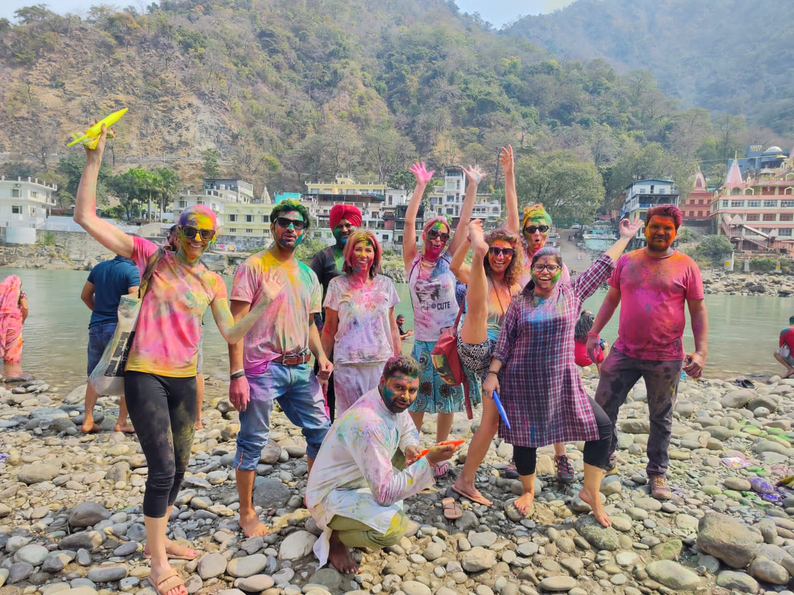 Holi festivalio retritas Indijoje