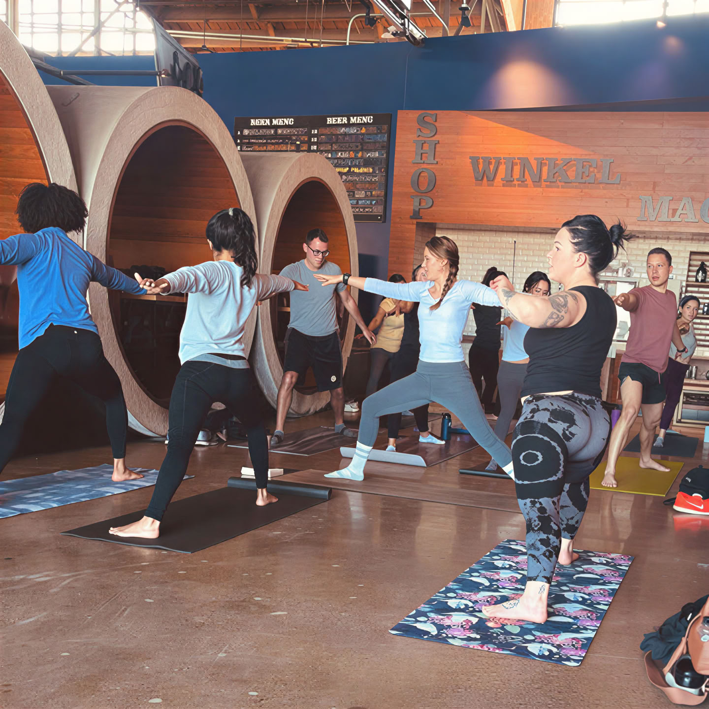 Tacos, joga ir alus – River North