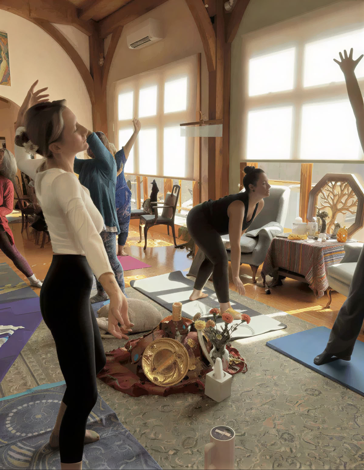 Čakrų judėjimas „In Balance Studio“, Blacksburge
