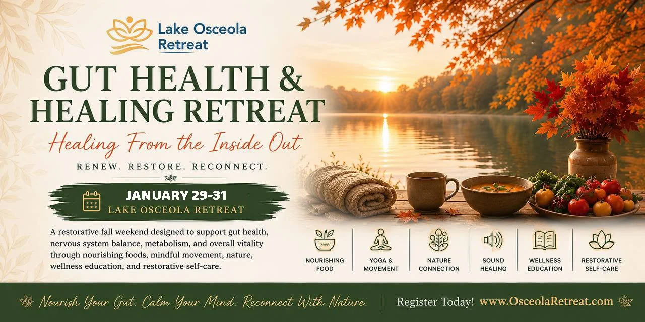 Žarnyno sveikatos ir gydymo retritas — Lake Osceola Retreat