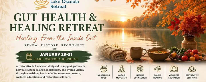 Žarnyno sveikatos ir gydymo retritas — Lake Osceola Retreat