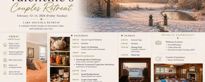 Įsimylėjėlių porų retritas — Lake Osceola Retreat