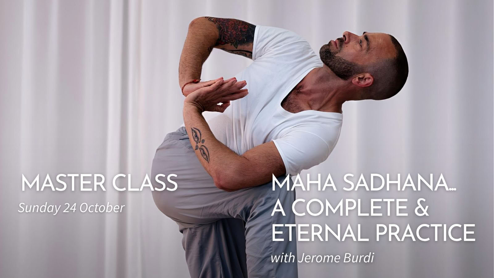 Meistriškumo klasė: Maha Sadhana... išsami ir amžina praktika