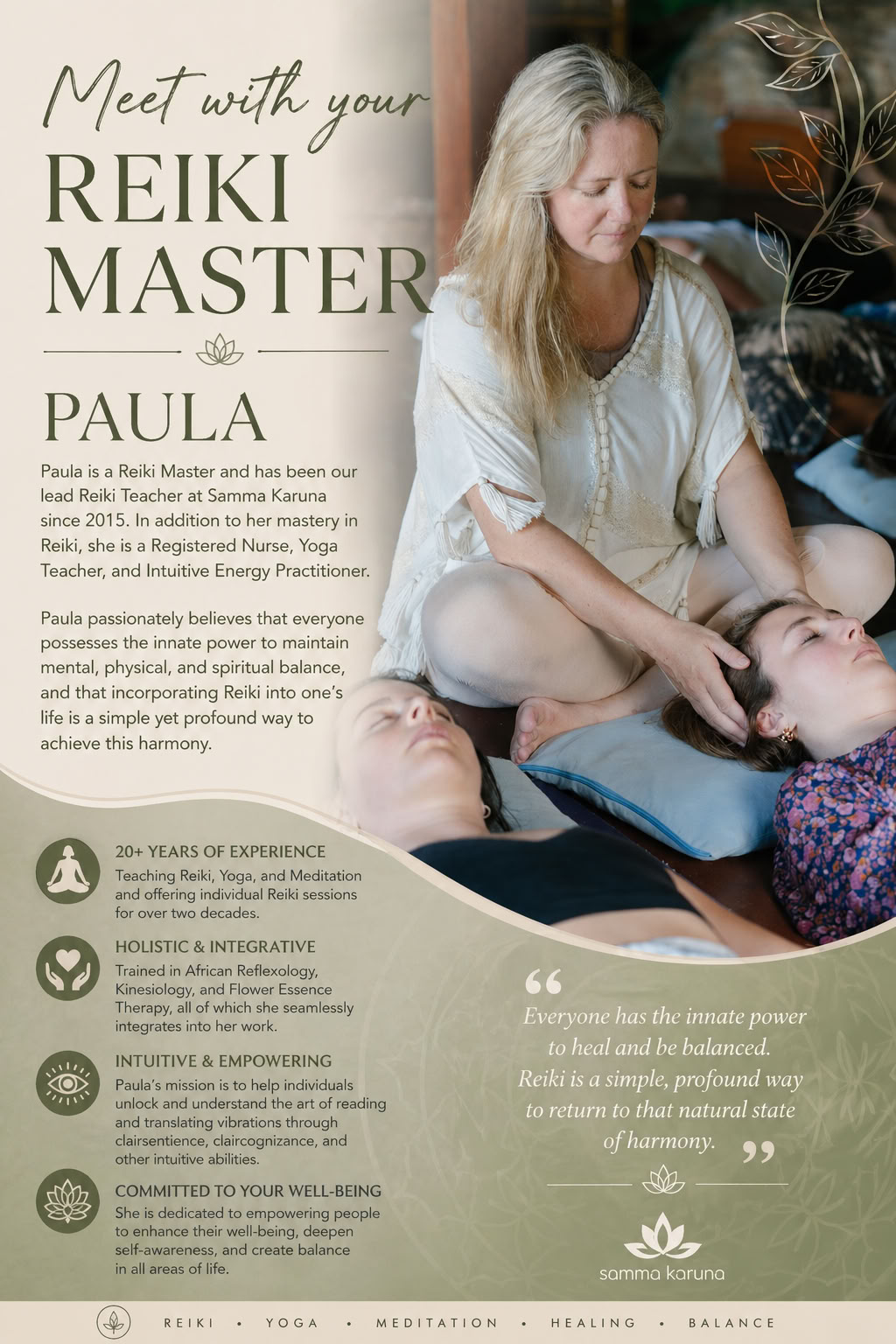 Reiki meistriškumo mokytojų rengimo kursas