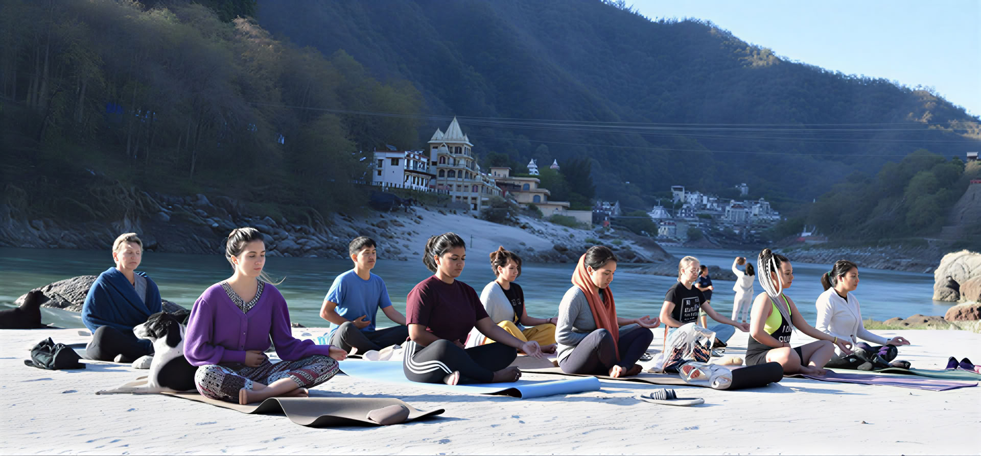 Meditacijos retritai Rishikeshe