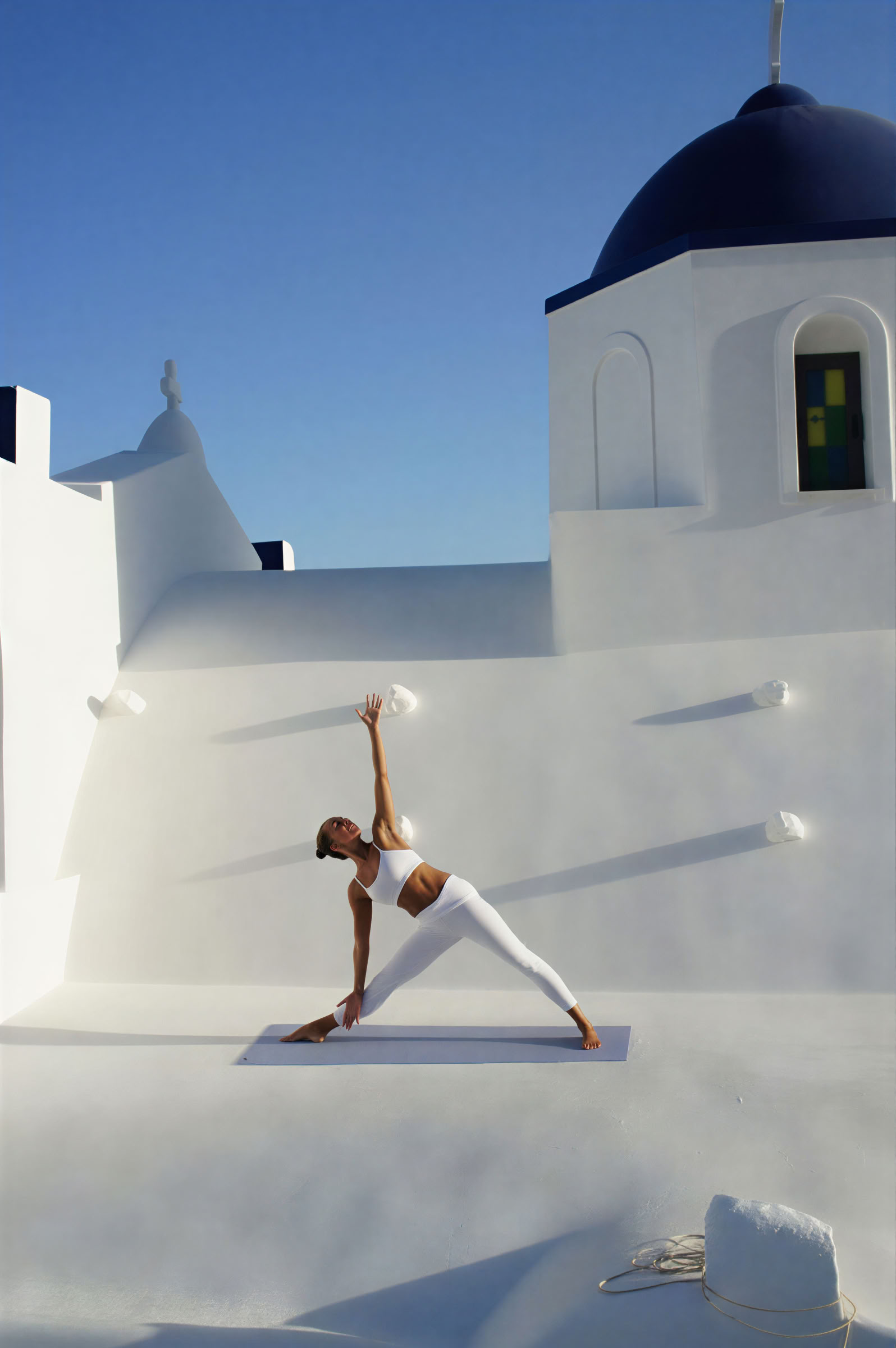 Joga atostogos Santorinyje