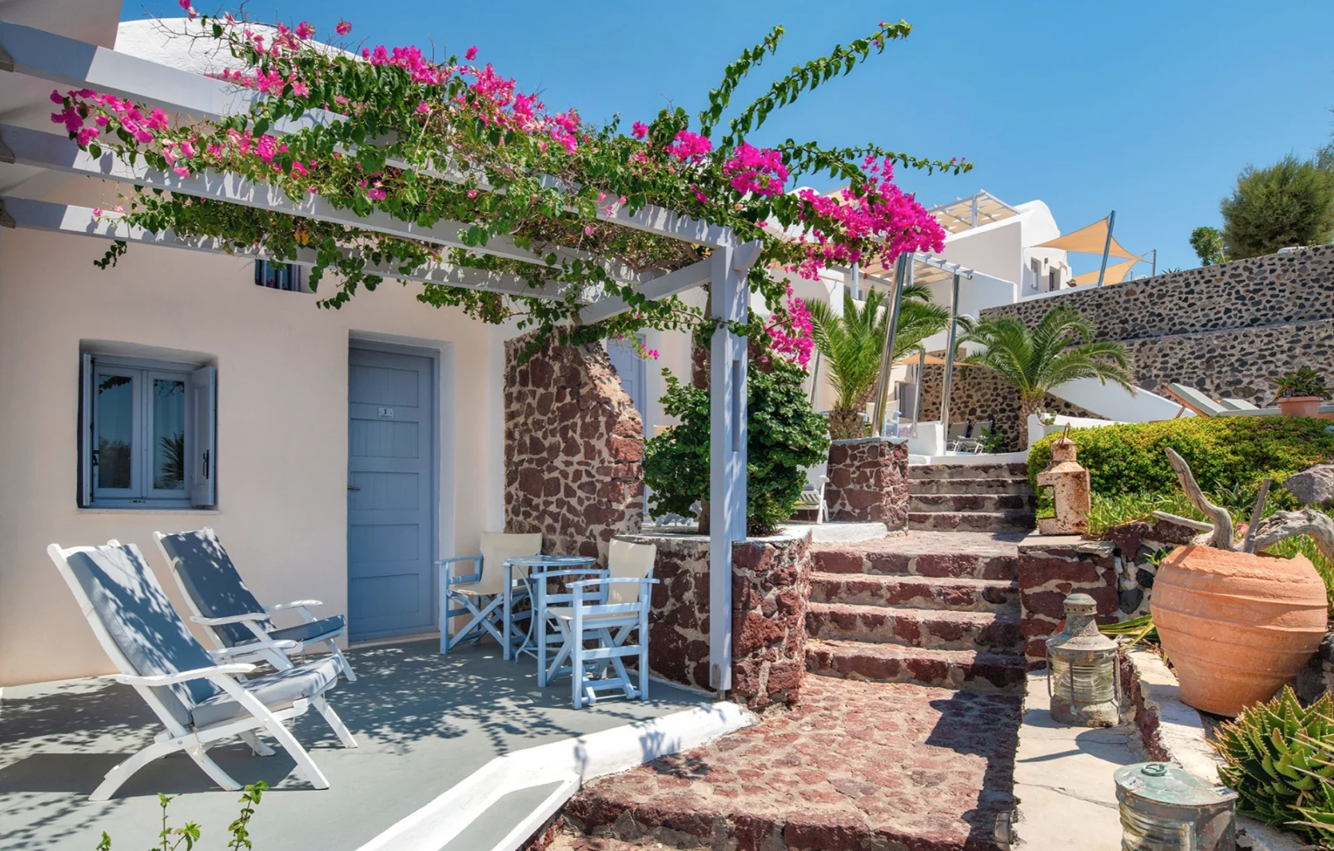 Joga atostogos Santorinyje