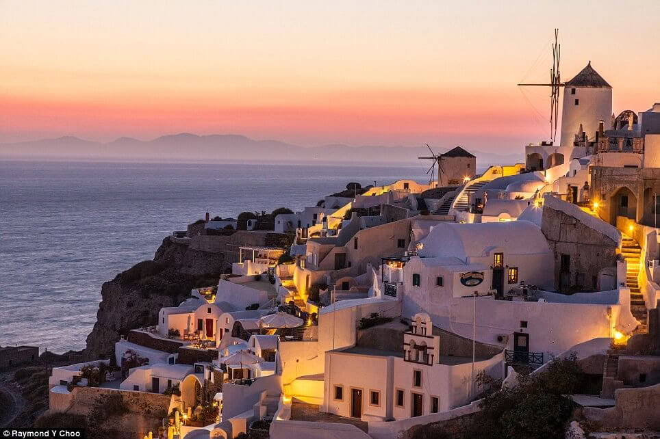 Joga atostogos Santorinyje