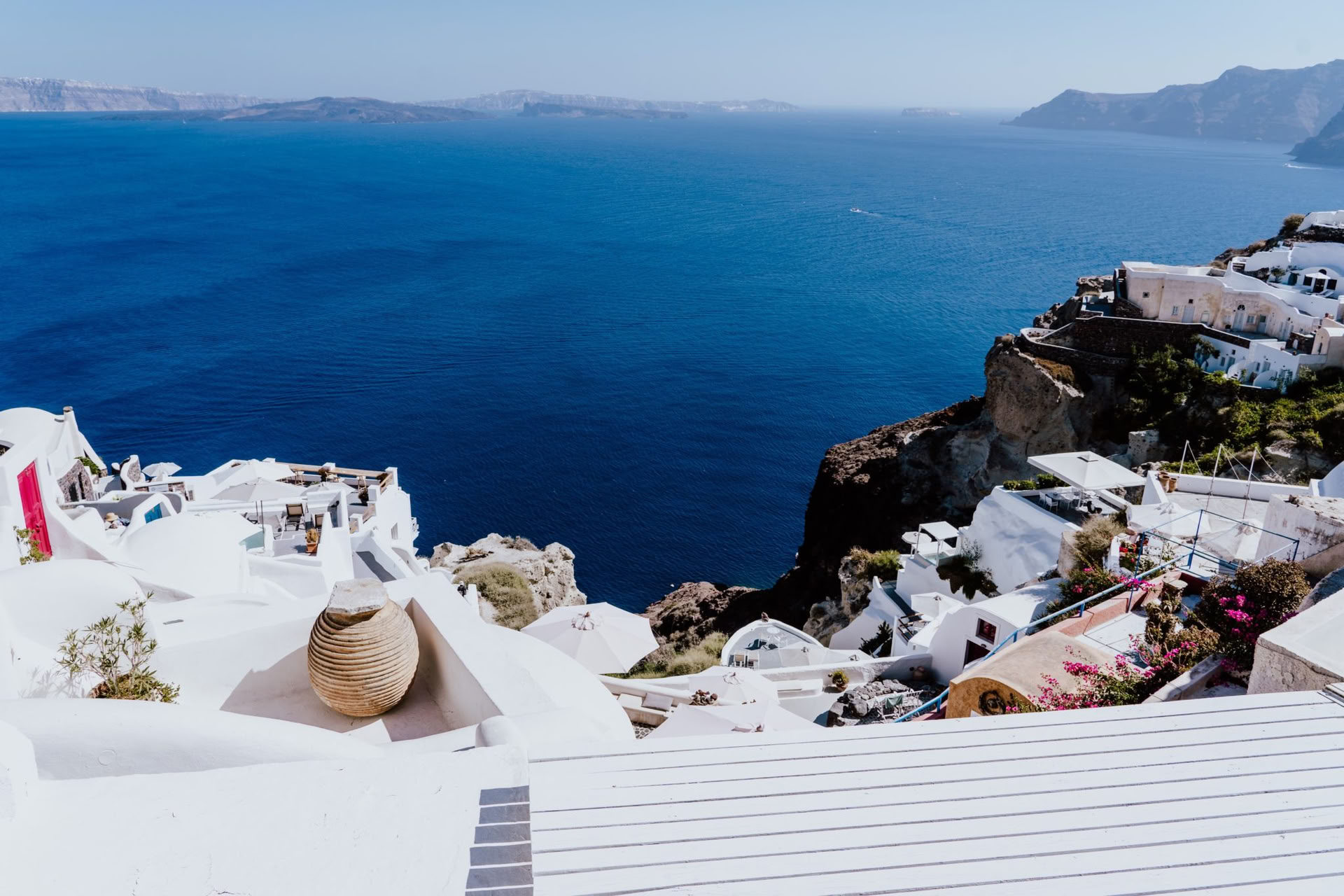 Joga atostogos Santorinyje