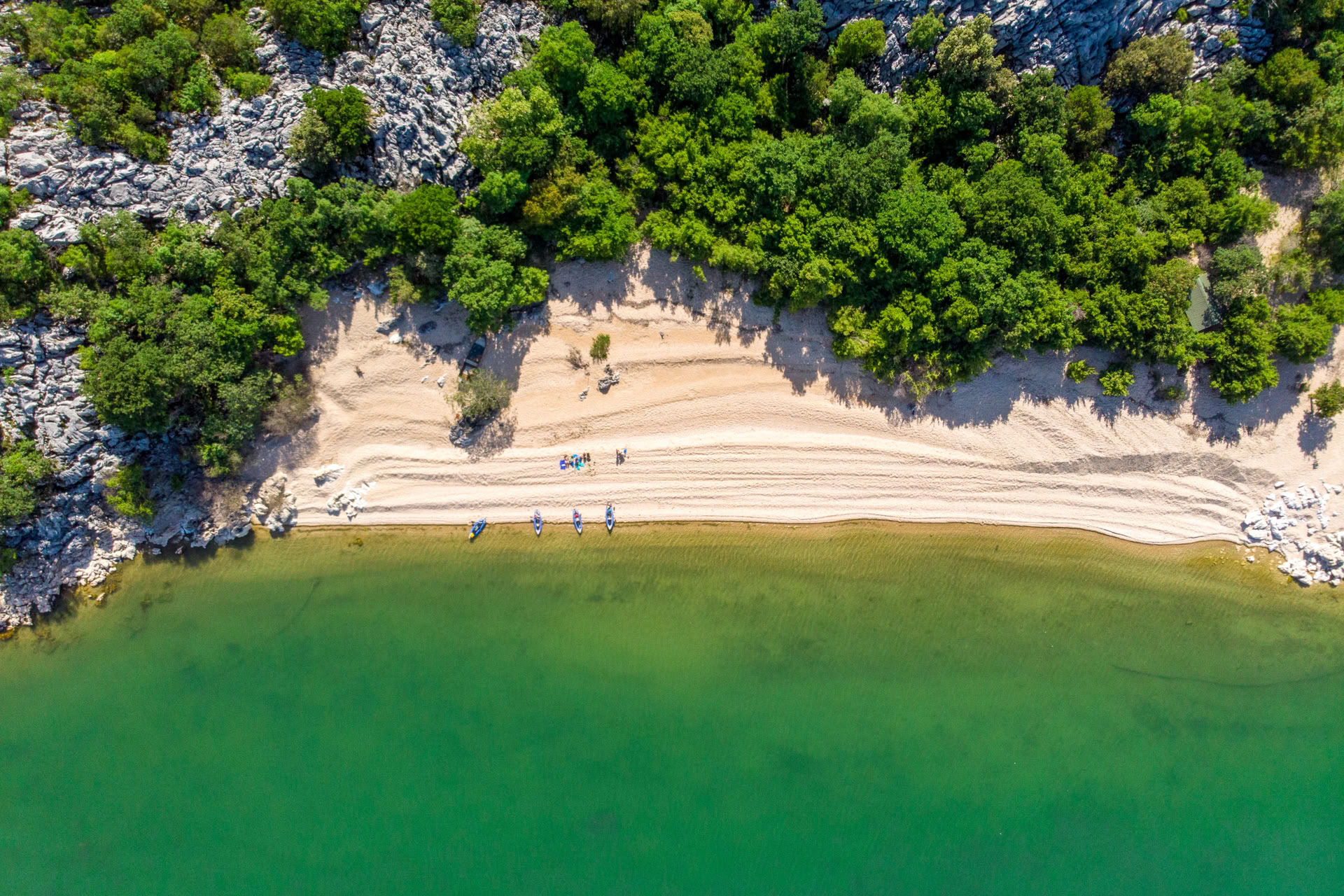7 dienų baidarių atostogos, Skadaro ežeras