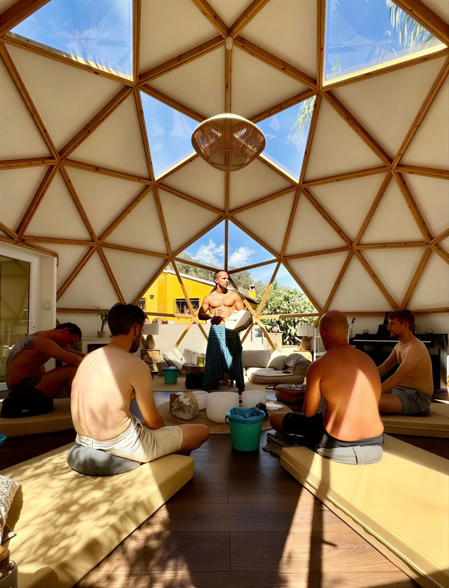 5 dienų holistinis integracinis ayahuasca retritas mažai grupei su šamaniškomis kvėpavimo praktikomis ir kambo Malagoje, Ispanijoje