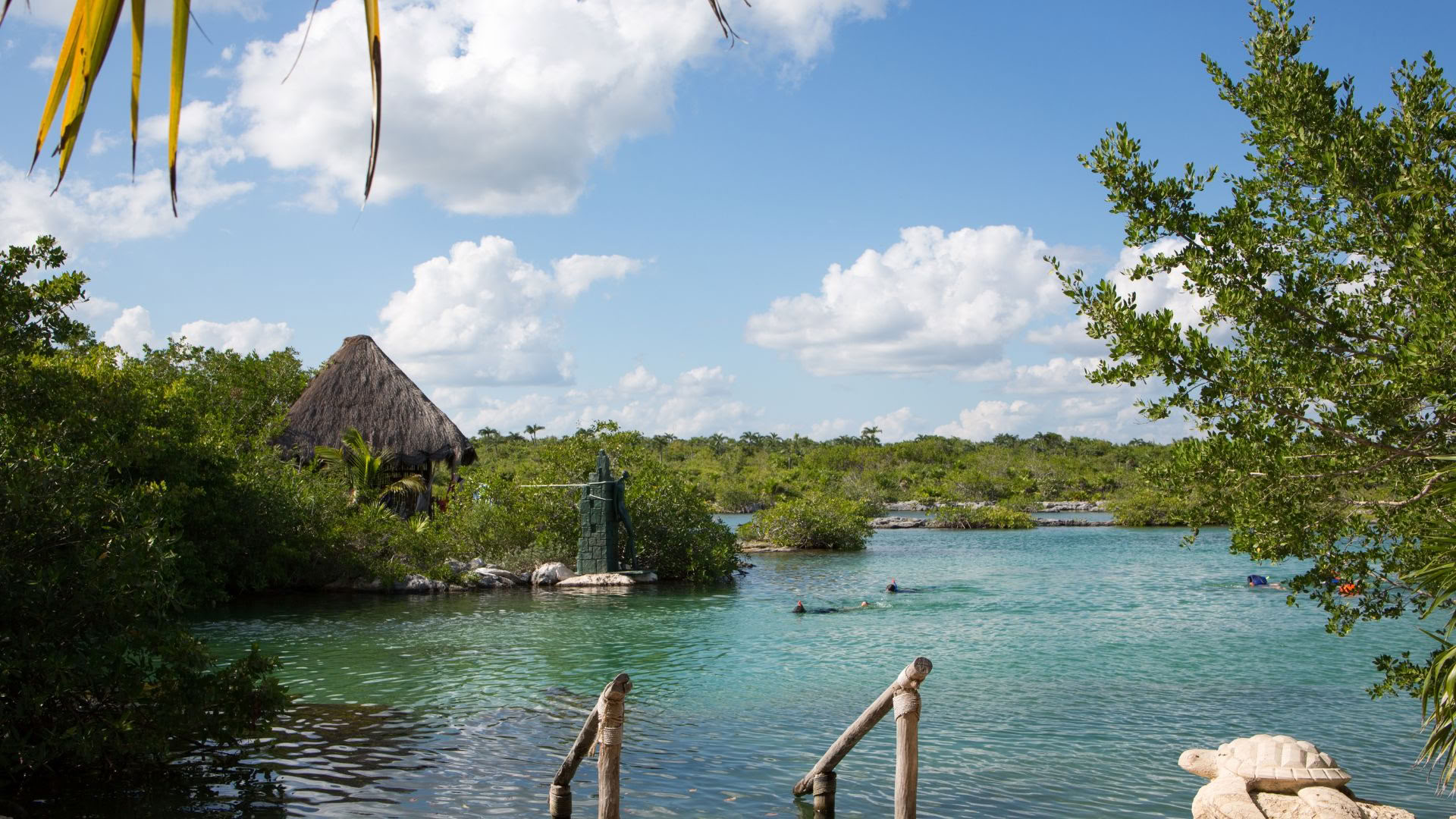 Akumal sveikatingumo retritas: liuksas su vaizdu į vandenyną