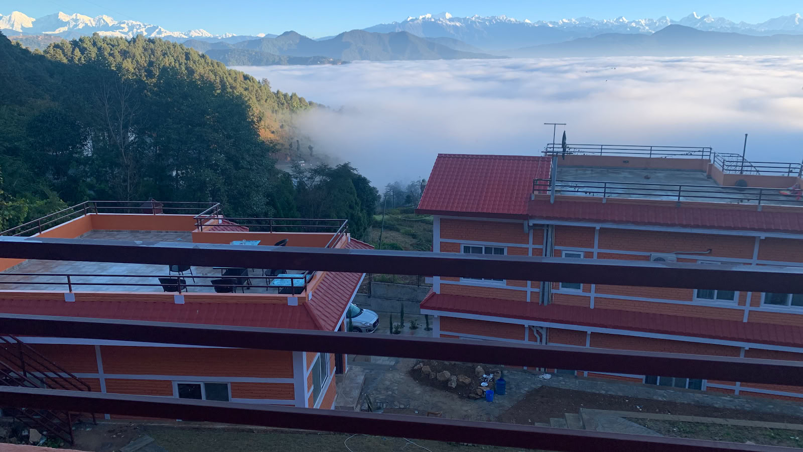 Mandalos jogos retritas - Čandragiris, Nepalas