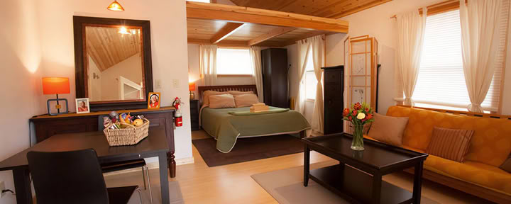 Deluxe Shanti - Privatiems arba susituokusiems poroms (Queen Bed + futonas)