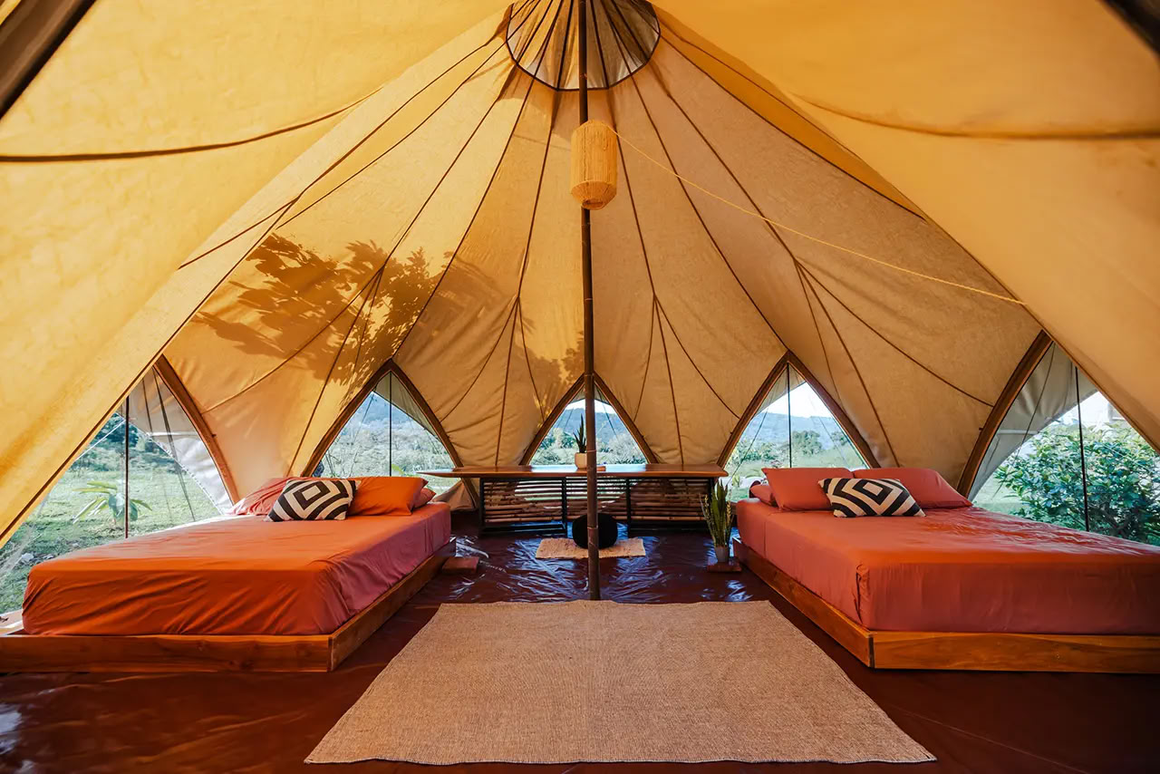 Privati vienvietė glamping palapinė