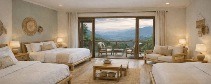 Vista Triple Room (su balkonu)