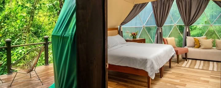 Private dome for 1 (air con.)
